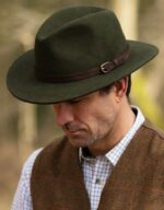 Walker and Hawkes - Wool Felt Dalby Outback Hat - Brown