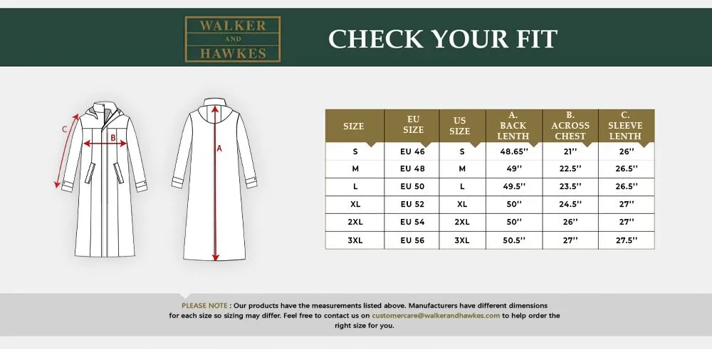 Walker and Hawkes - Jack Murphy Men's Emmet Long Waterproof Riding