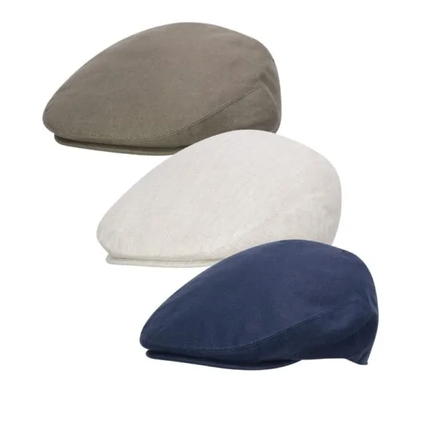 Men's Baird McNutt Irish Linen Beltoy Flat Cap Walker Hawkes