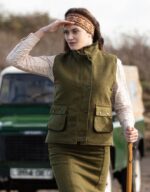 トップス elu Back yoke double gilet MARIE (tweed) elu Back yoke double gilet MARIE (tweed) 【公式通販】