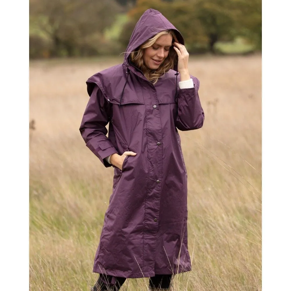 Ladies Waterproof 3/4 Length Hunton Cape Coat | Walker & Hawkes