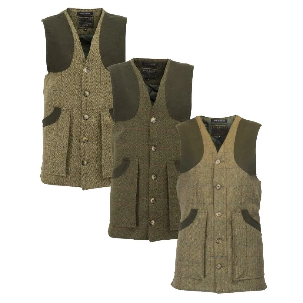 Men's Derby Tweed Warrington Shooting Gilet | Walker & Hawkes