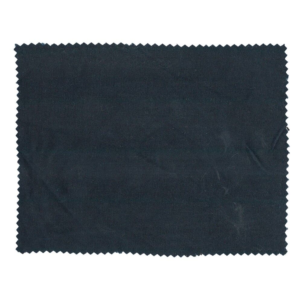 single fold wax fabric swatch navy