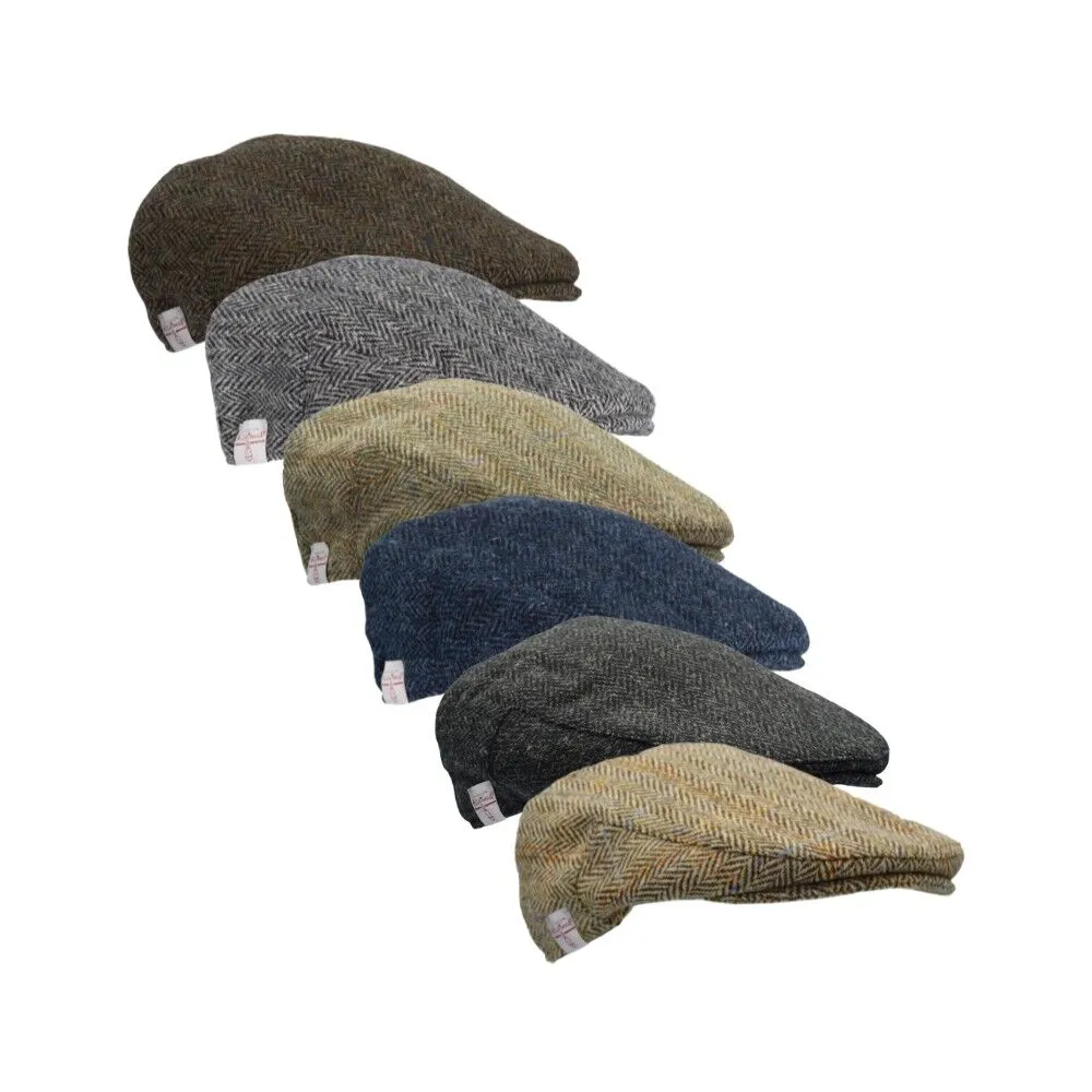 Harris Tweed Oakmoor Flat Cap