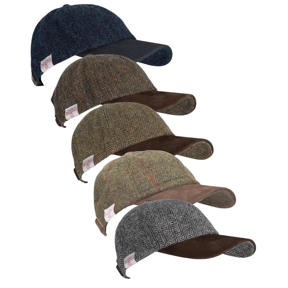 Derby Tweed Waterproof Duncan Baseball Cap | Walker & Hawkes