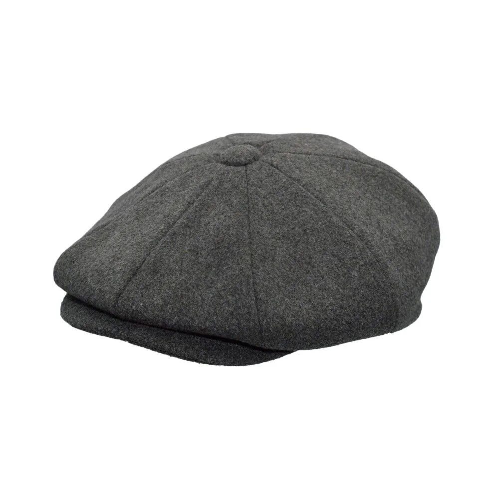 Melton Wool 8-Panel Bridgemoor Baker Boy Cap | Walker & Hawkes