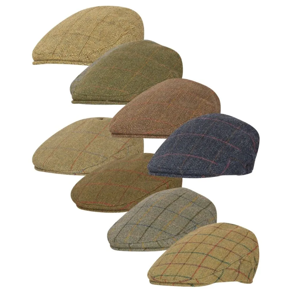 Derby Tweed Cambridge Flat Cap