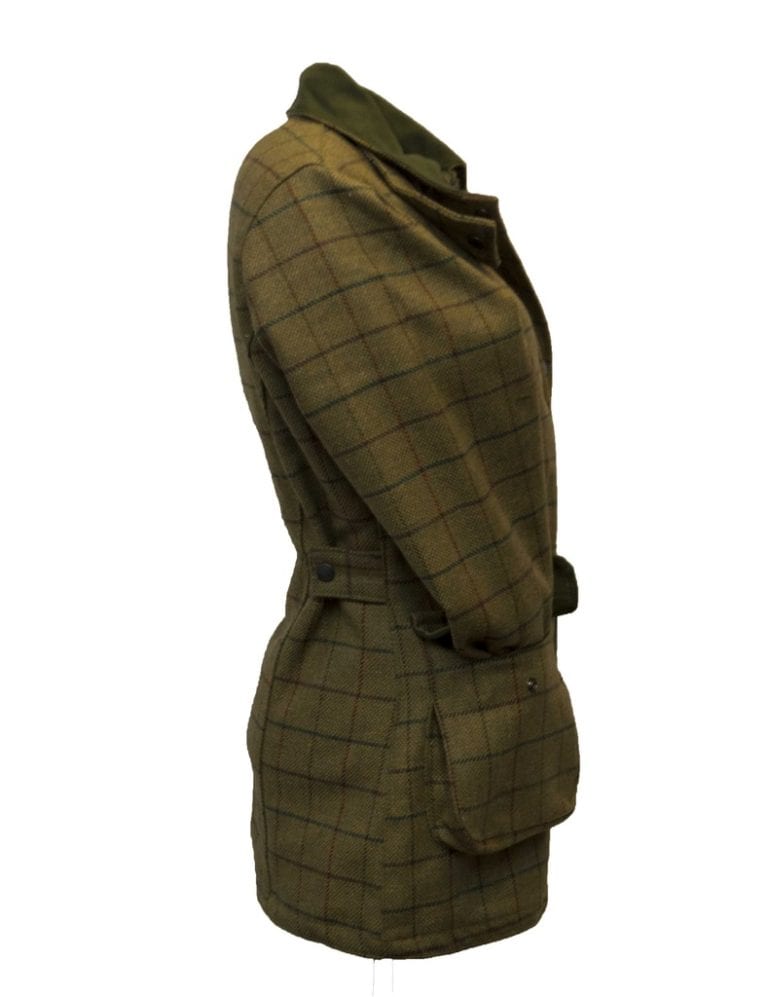 Ladies Derby Tweed Shooting Country Jacket BEIGE TWEED