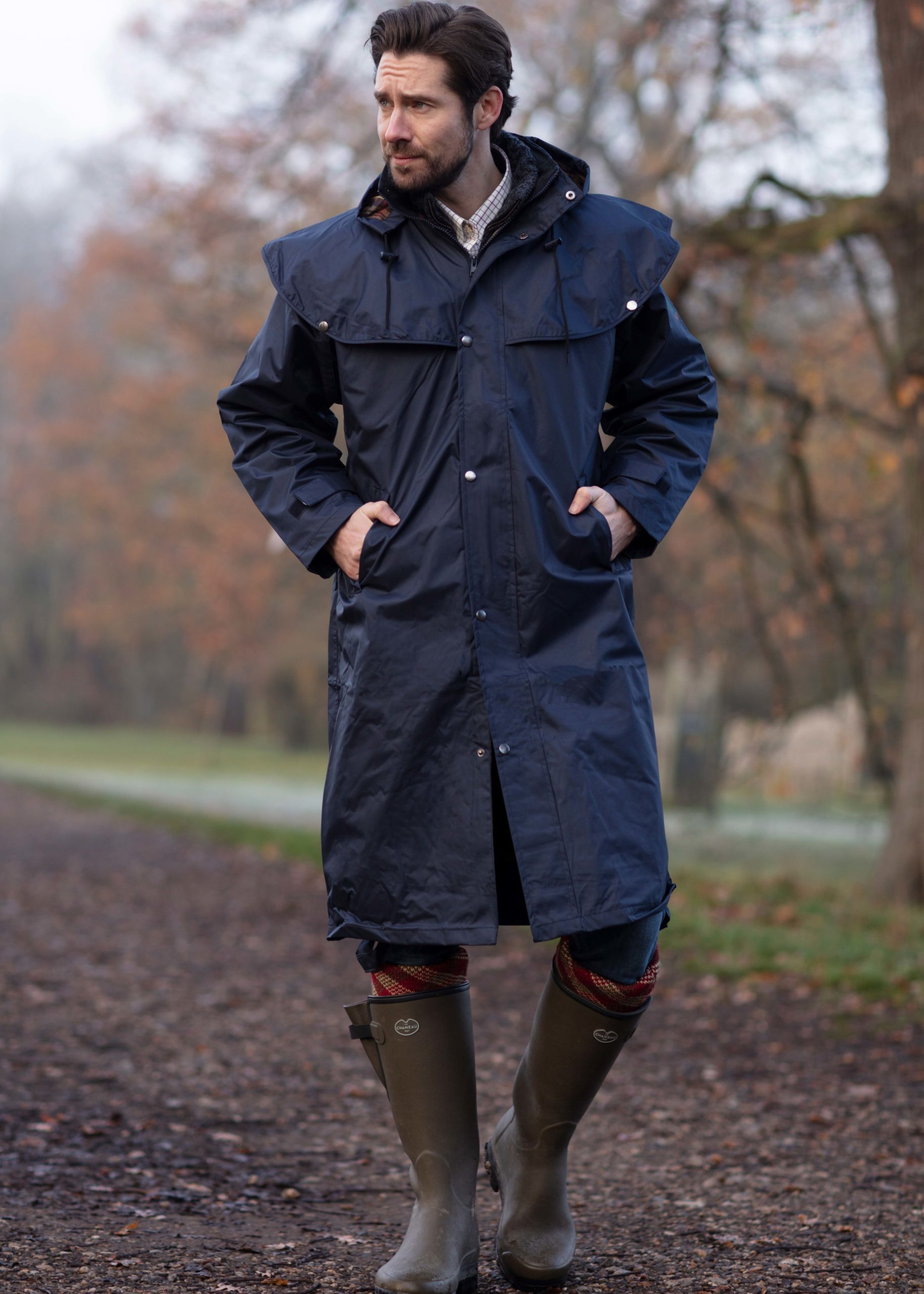 outdoor midland cape coat waterproof jacket