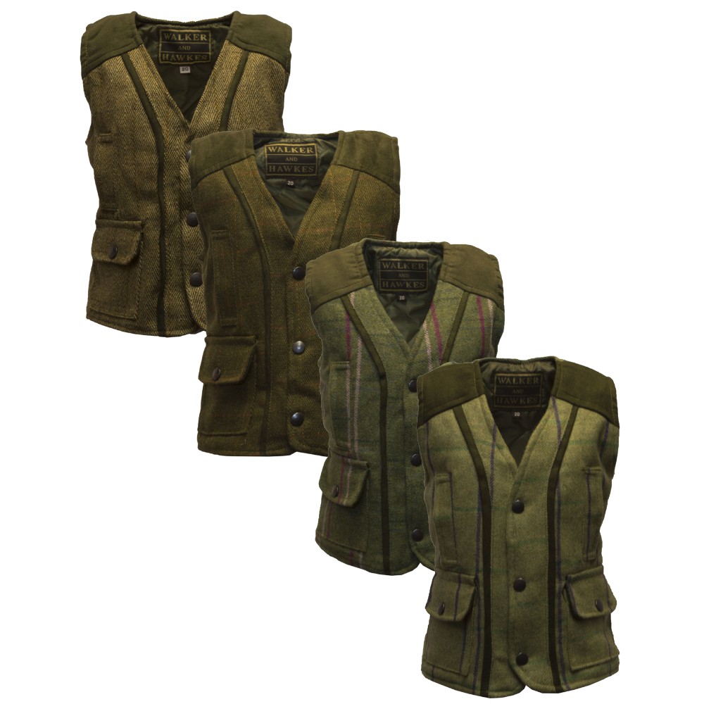 cut out image of derby tweed blakeson gilets