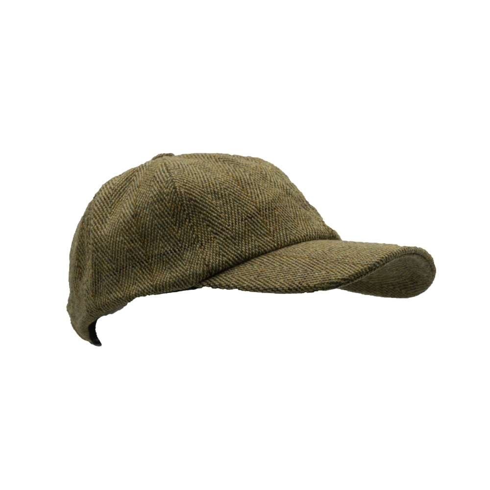cut out image of kids bretton baseball cap in light sage
