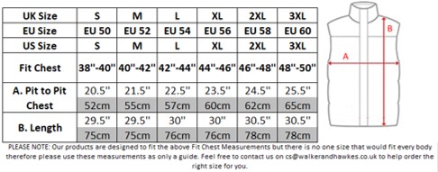 kenneth winston size chart
