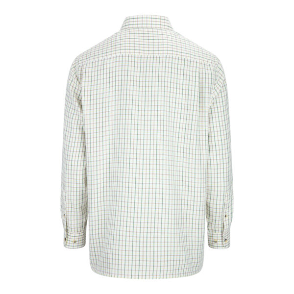 men's long sleeve murton cotton country shirt green back