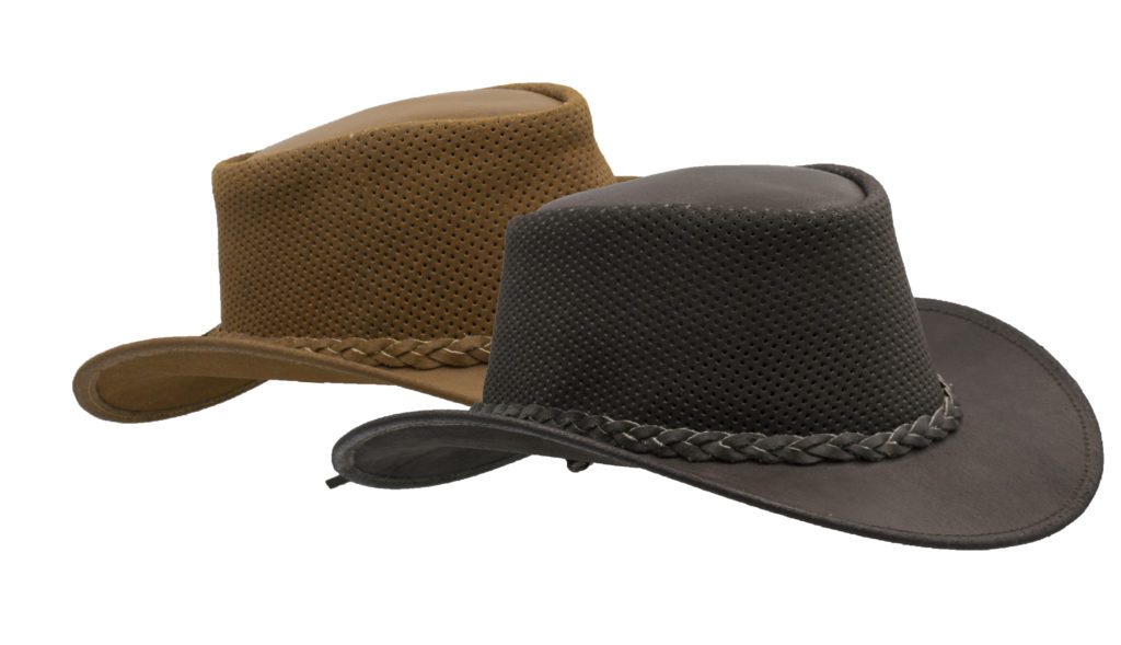 Leather Cowhide Outback Cooler Hat Walker and Hawkes