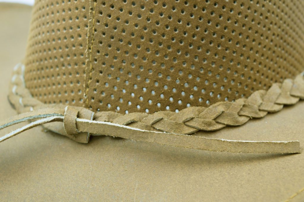 Leather Cowhide Outback Cooler Hat Walker and Hawkes