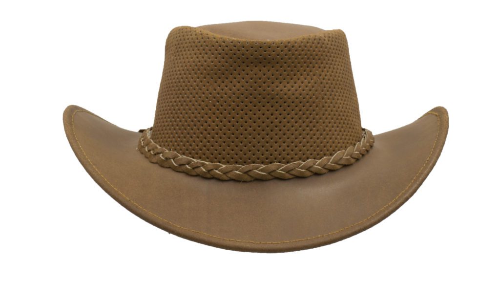 Leather Cowhide Outback Cooler Hat Walker and Hawkes