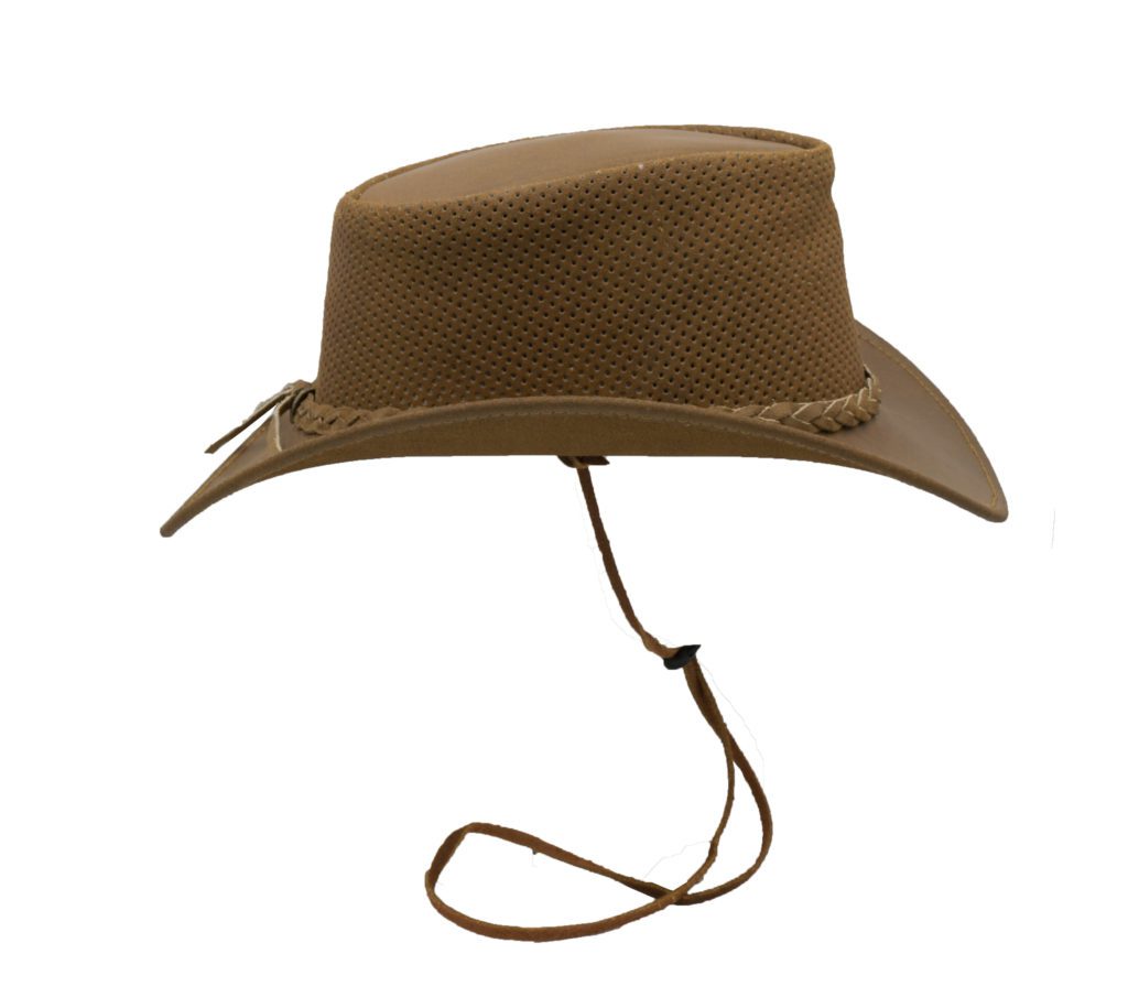 Leather Cowhide Outback Cooler Hat Walker and Hawkes