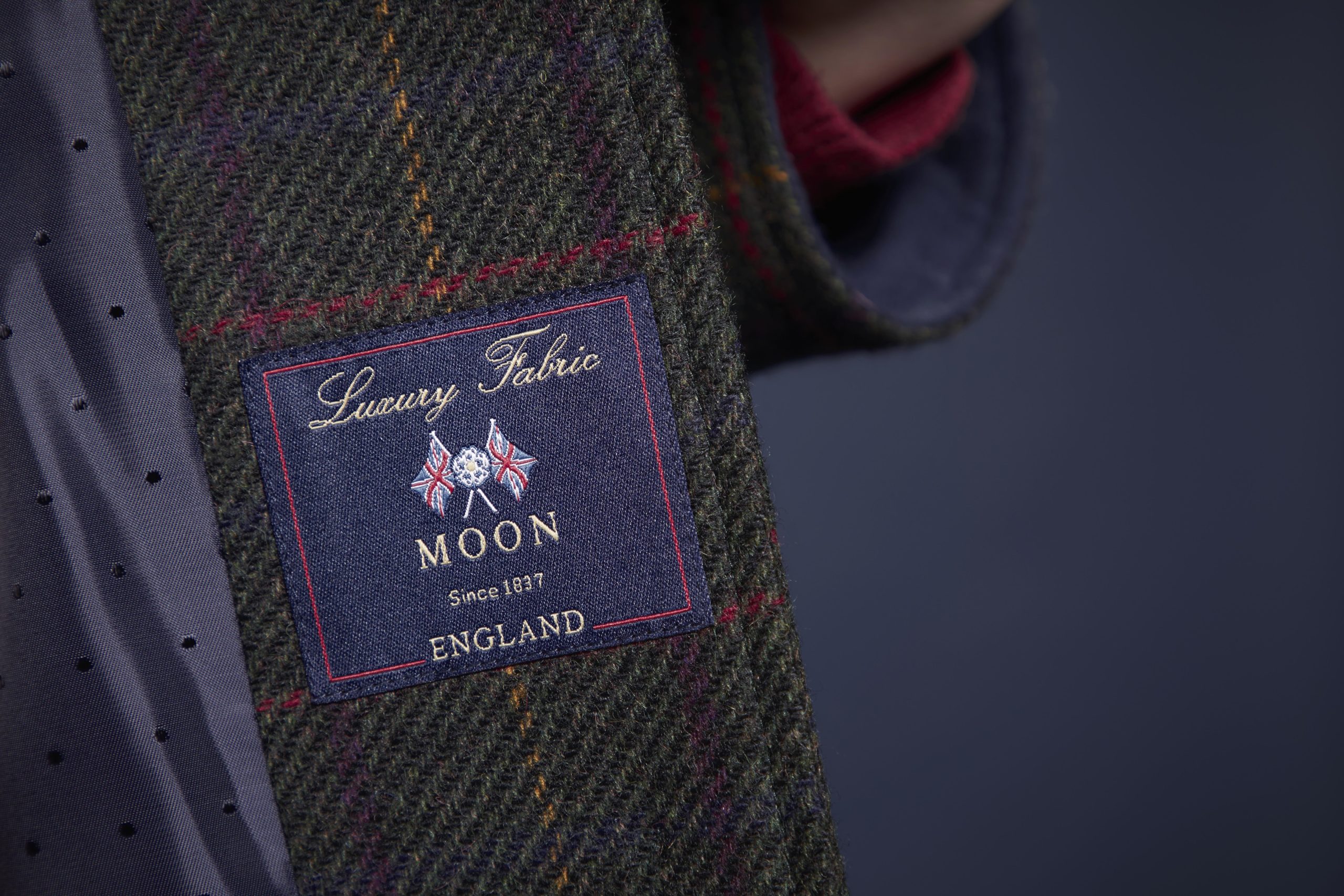ladies sasha tweed jacket moon label