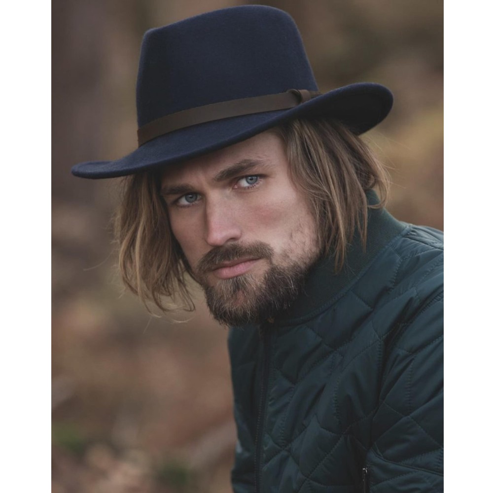 Jack Murphy Boston Wool Felt Hat w/ Leather Band | W&H