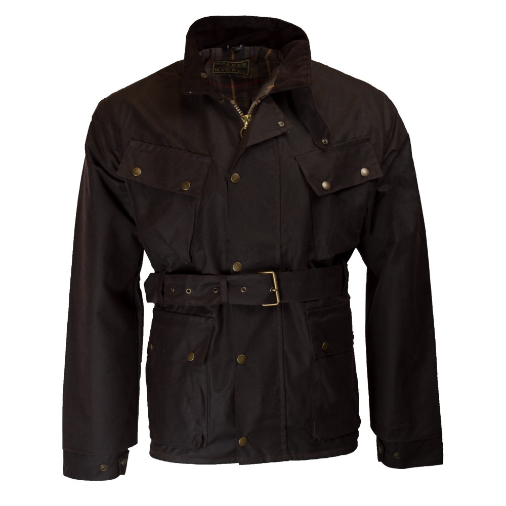 Men's Wax Explorer Motorcycle Jacket | Walker and Hawkes