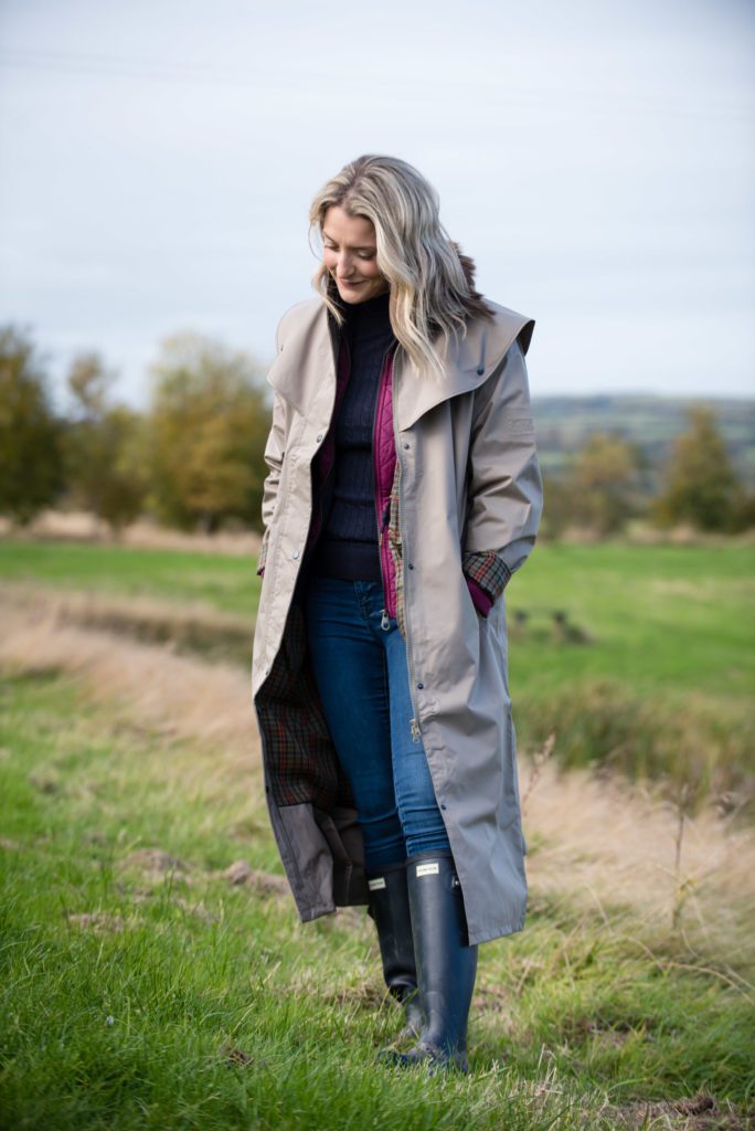 ladies malvern jack murphy waterproof long coat