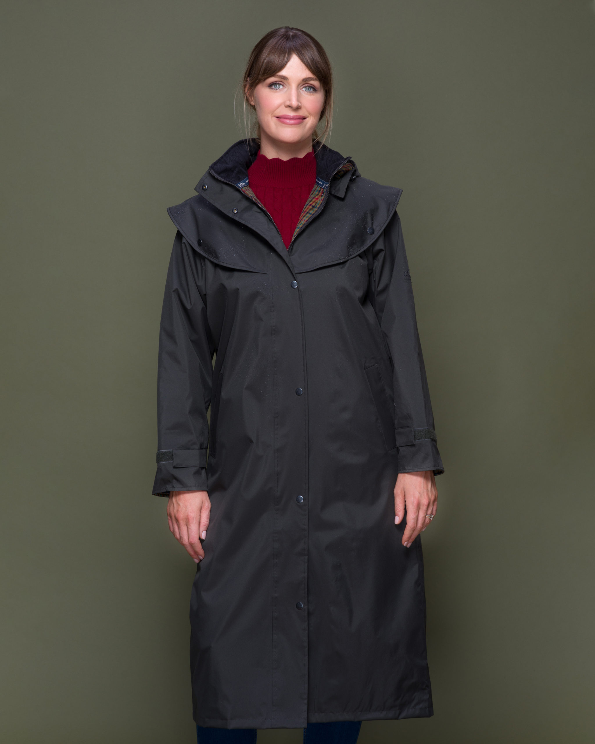 Ladies' Waterproof & Windproof Long Coat with Detach Hood JACK MURPHY DEE