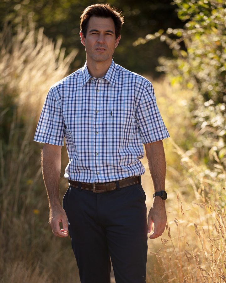 mens short sleeve canterbury shirt