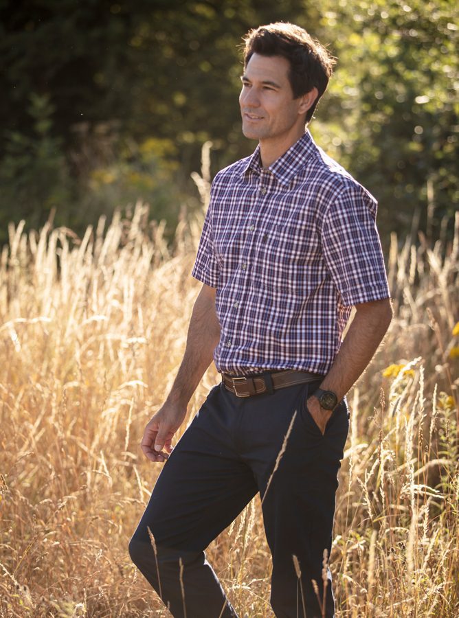 mens short sleeve canterbury shirt