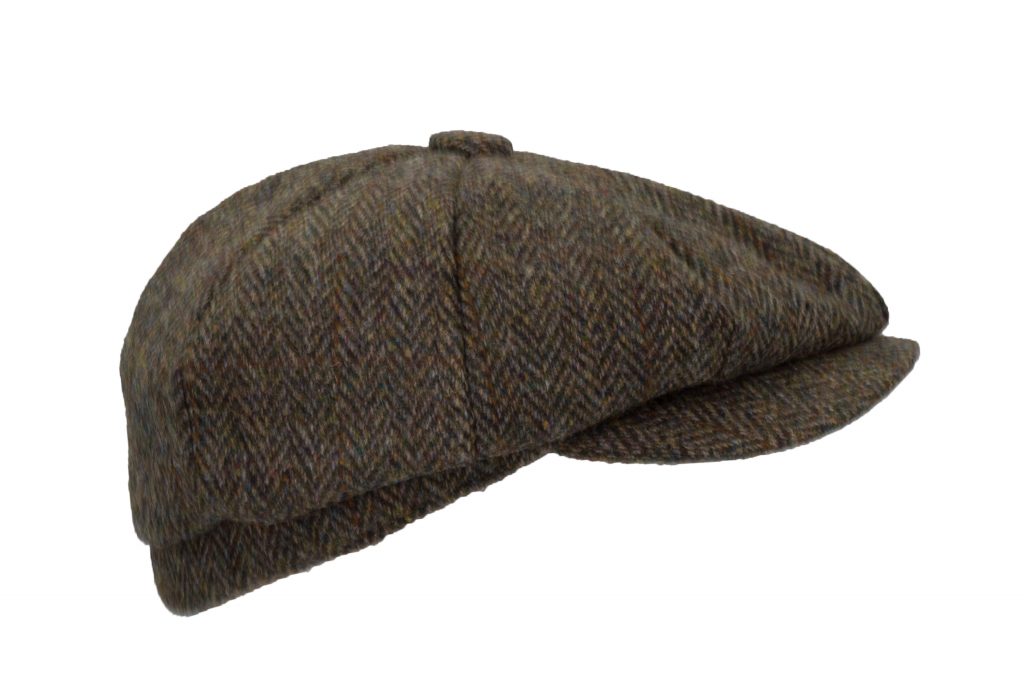 harris tweed baker boy cap
