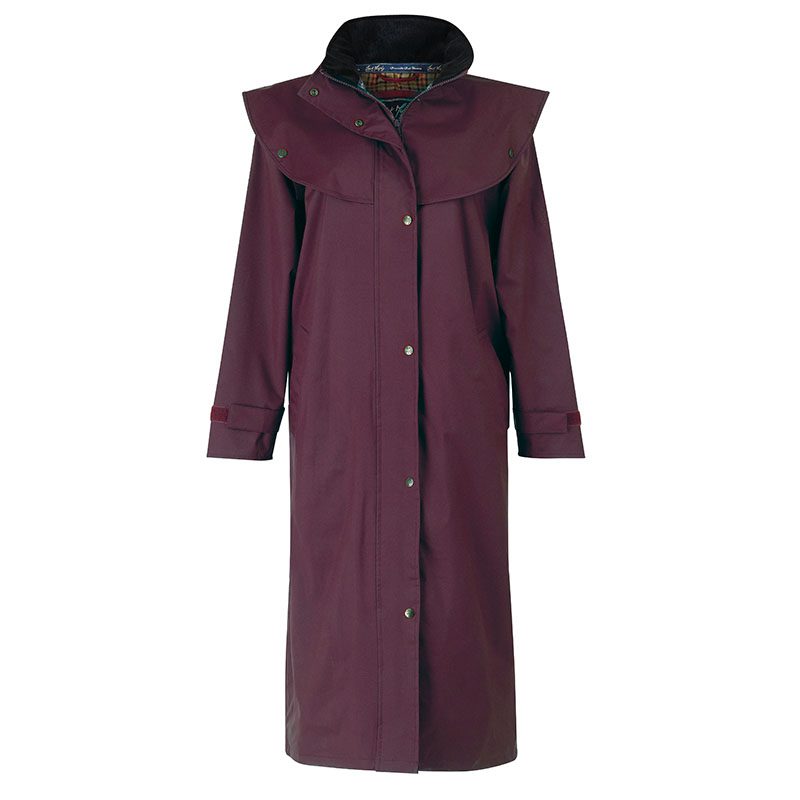 ladies malvern coat blackberry