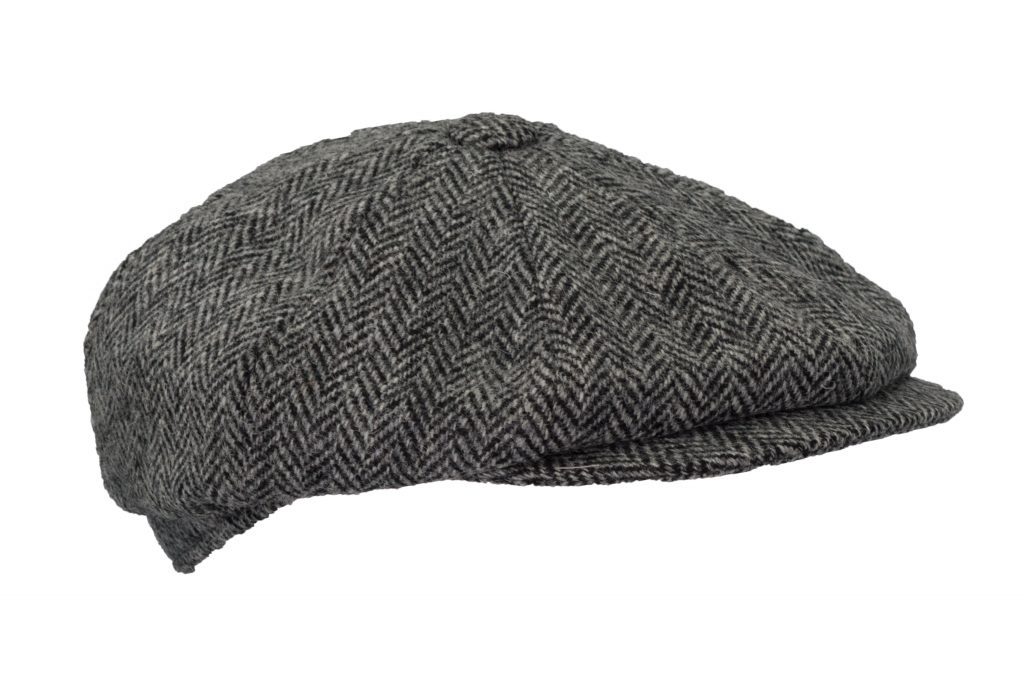 Whiteley Hats Tweed Baker Boy Cap Purple-Mix