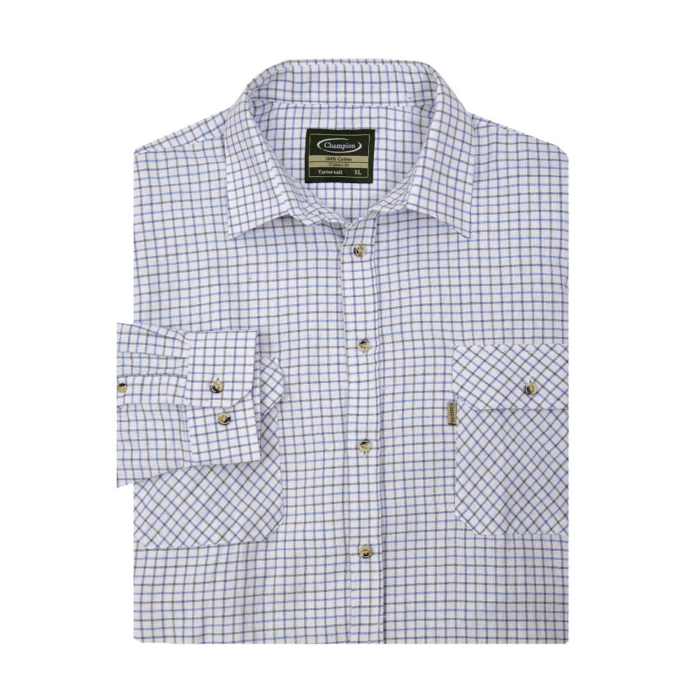 Men's Champion 100 Cotton Tattersall Country Shirt W&H