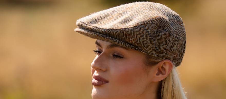 tweed flat cap