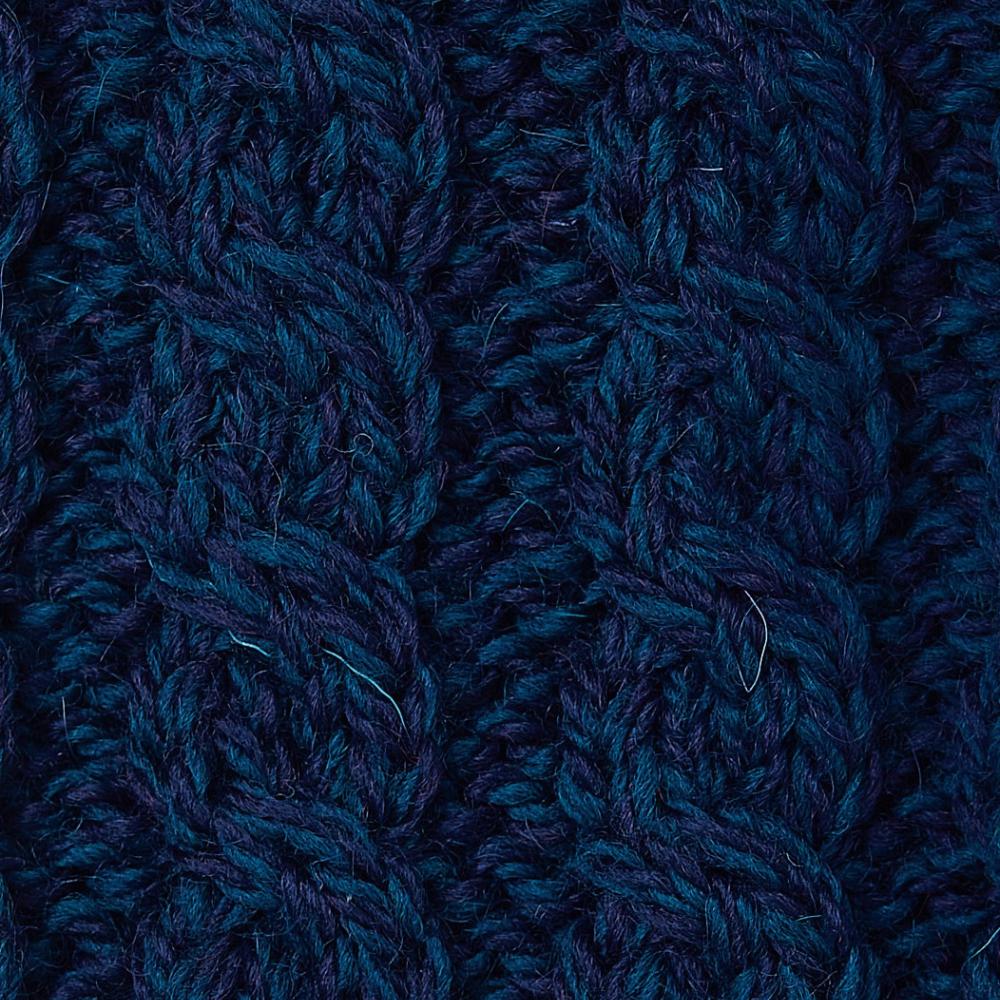 merino wool navy blue fabric swatch