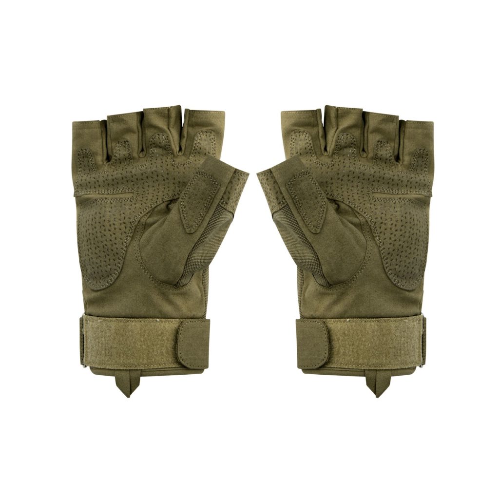 Anti-slip Fingerless Knuckle Guard Outdoor Shooting Sports Gloves