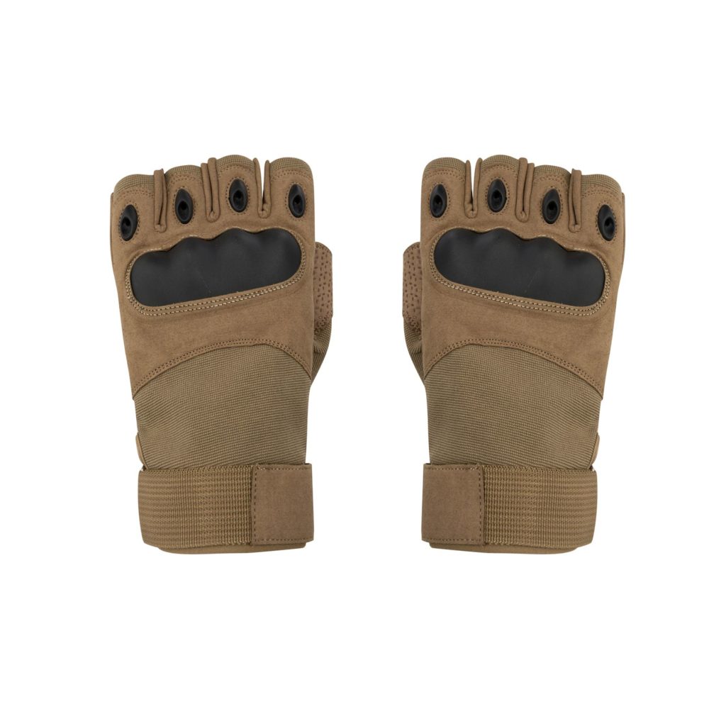 Anti-slip Fingerless Knuckle Guard Outdoor Shooting Sports Gloves
