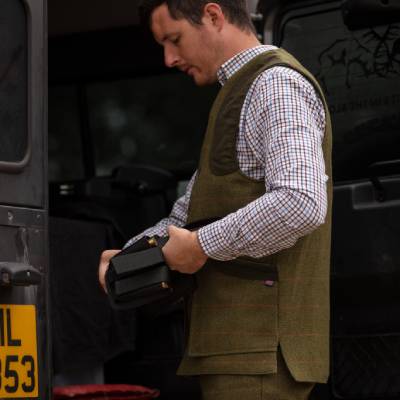 derby tweed winston gilet