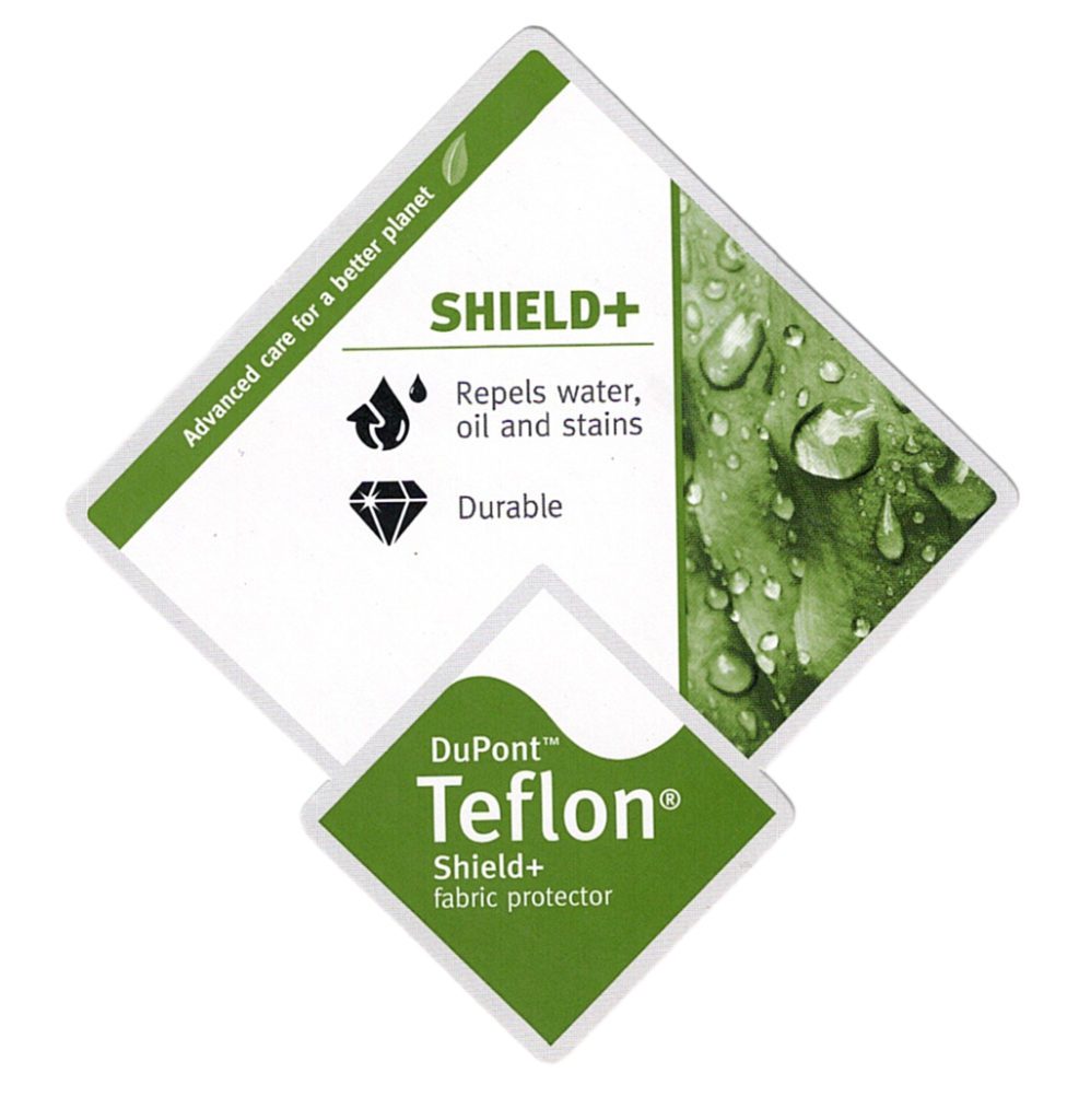 teflon fabric protector hand tag