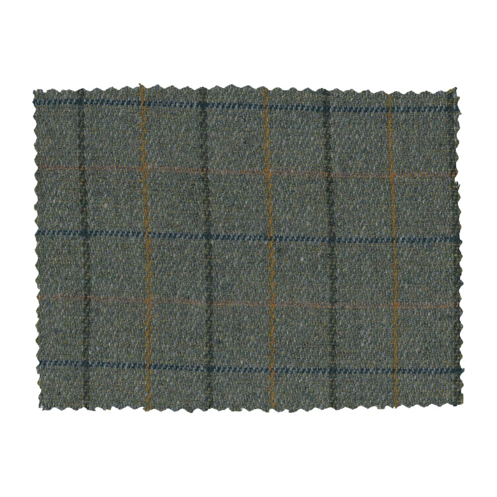 derby tweed navy stripe fabric swatch