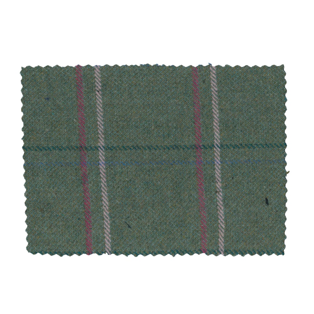 DERBY TWEED PINK STRIPE FABRIC SWATCH