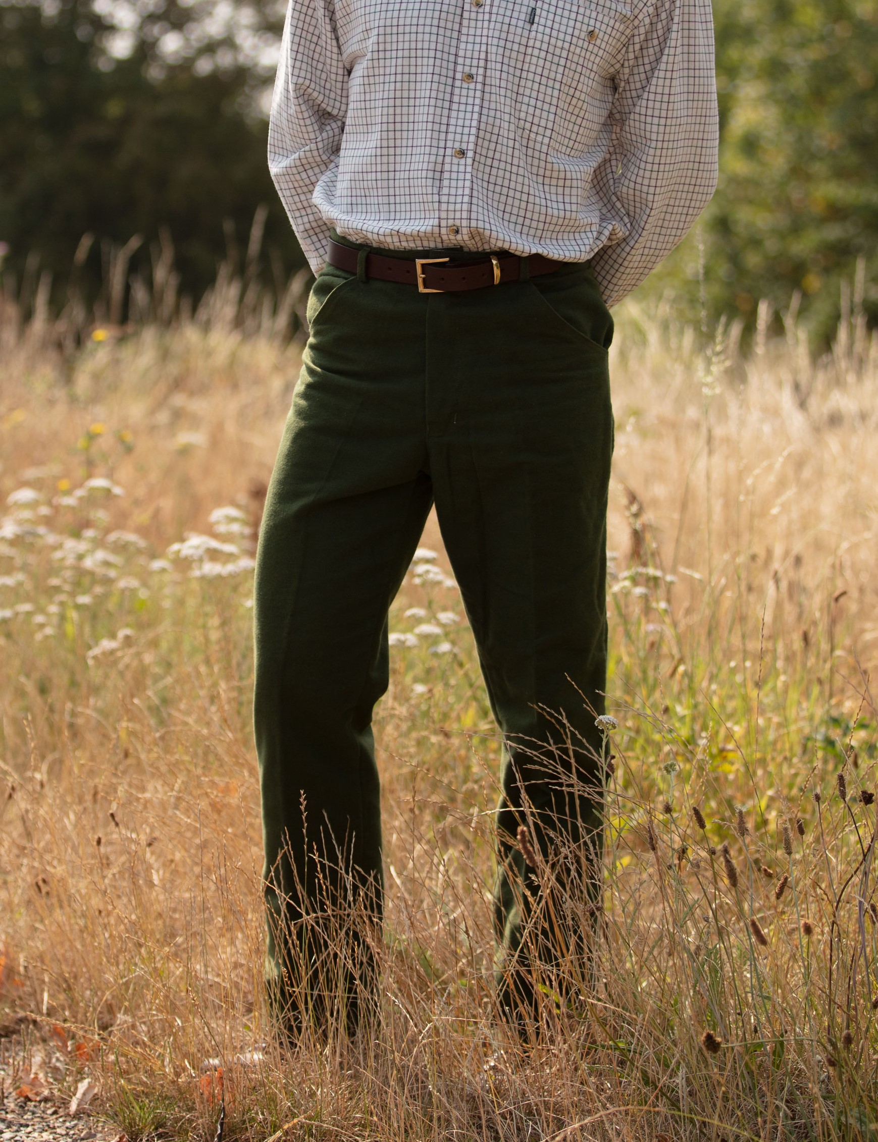 Mens Classic Moleskin Trousers 100% Cotton UK Olive Beige Navy Outdoors 