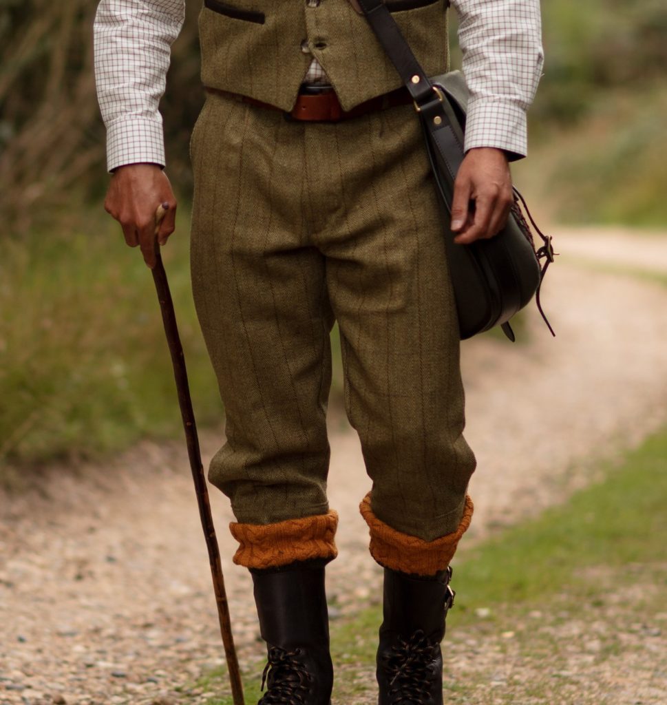 mens derby tweed breeks light sage