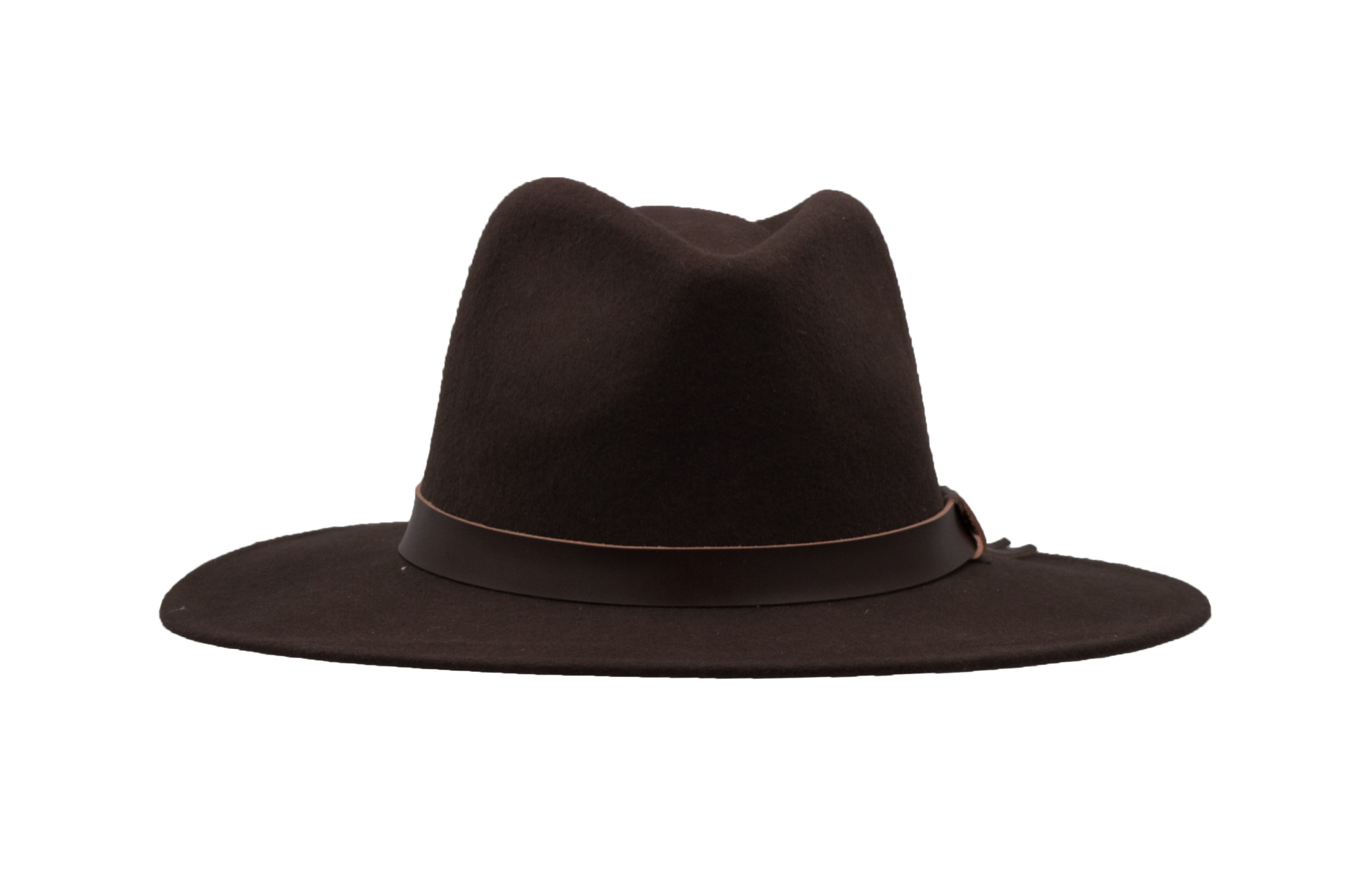 Unisex Ranger Fedora Crushable Felt Hat 