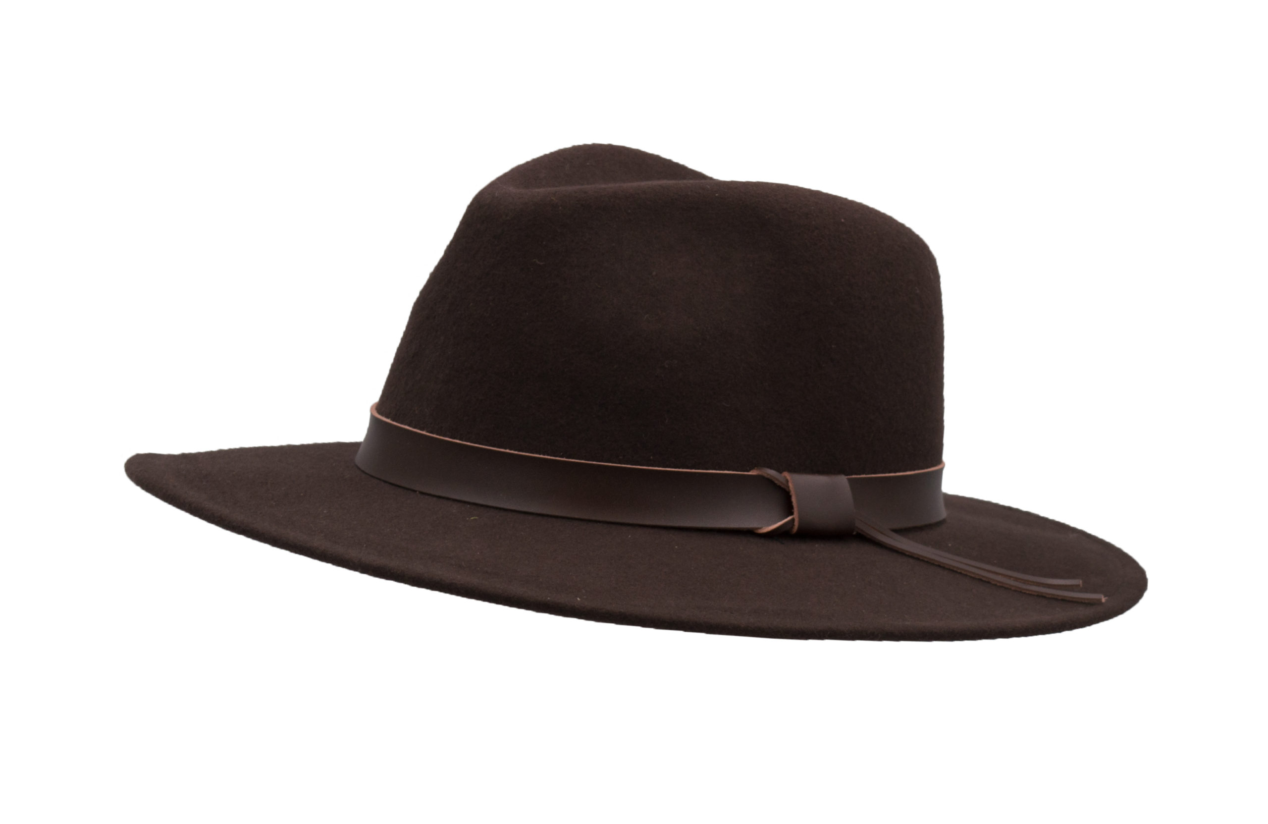 Unisex Ranger Fedora Crushable Felt Hat 