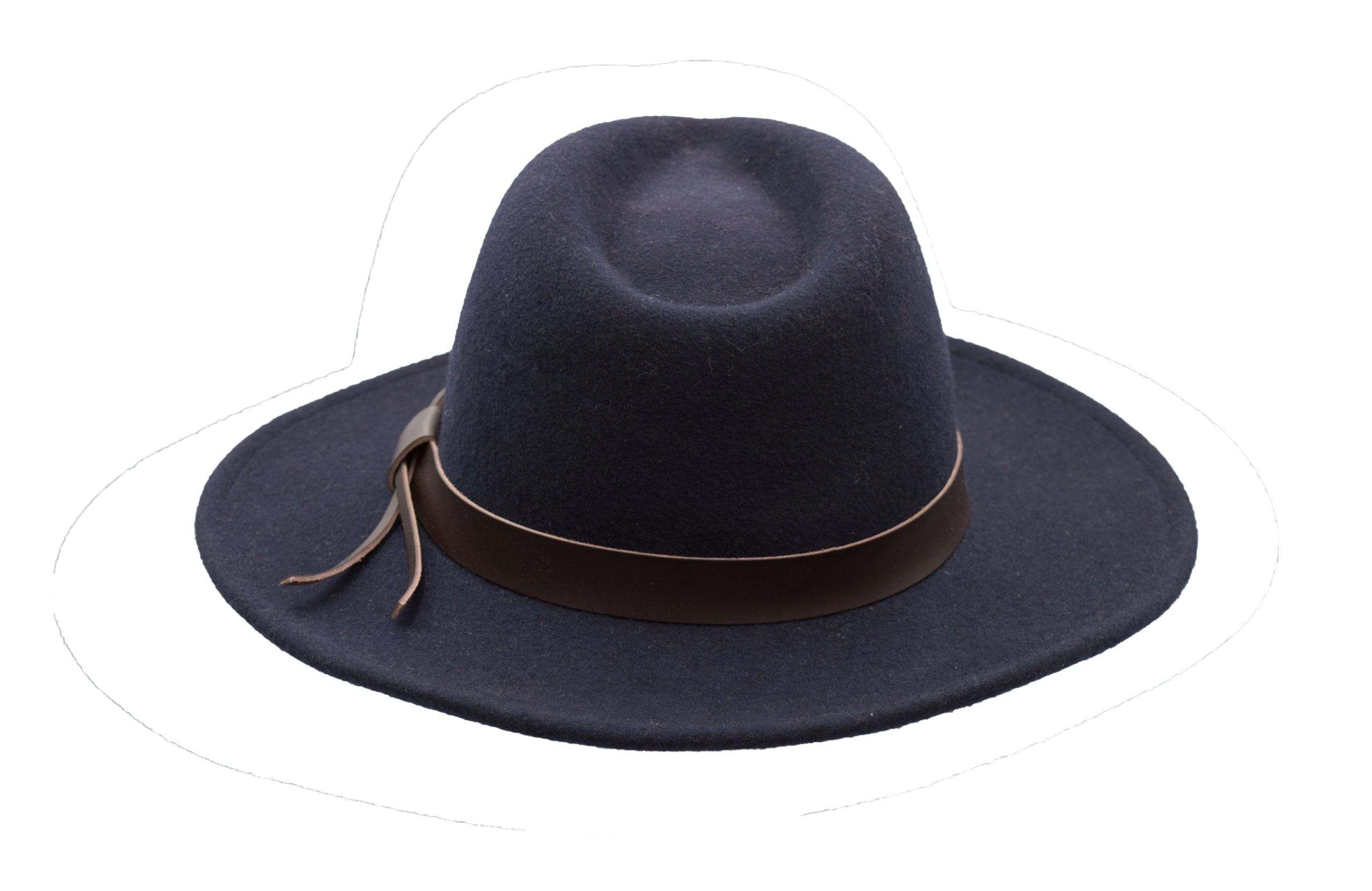 Unisex Ranger Fedora Crushable Felt Hat 