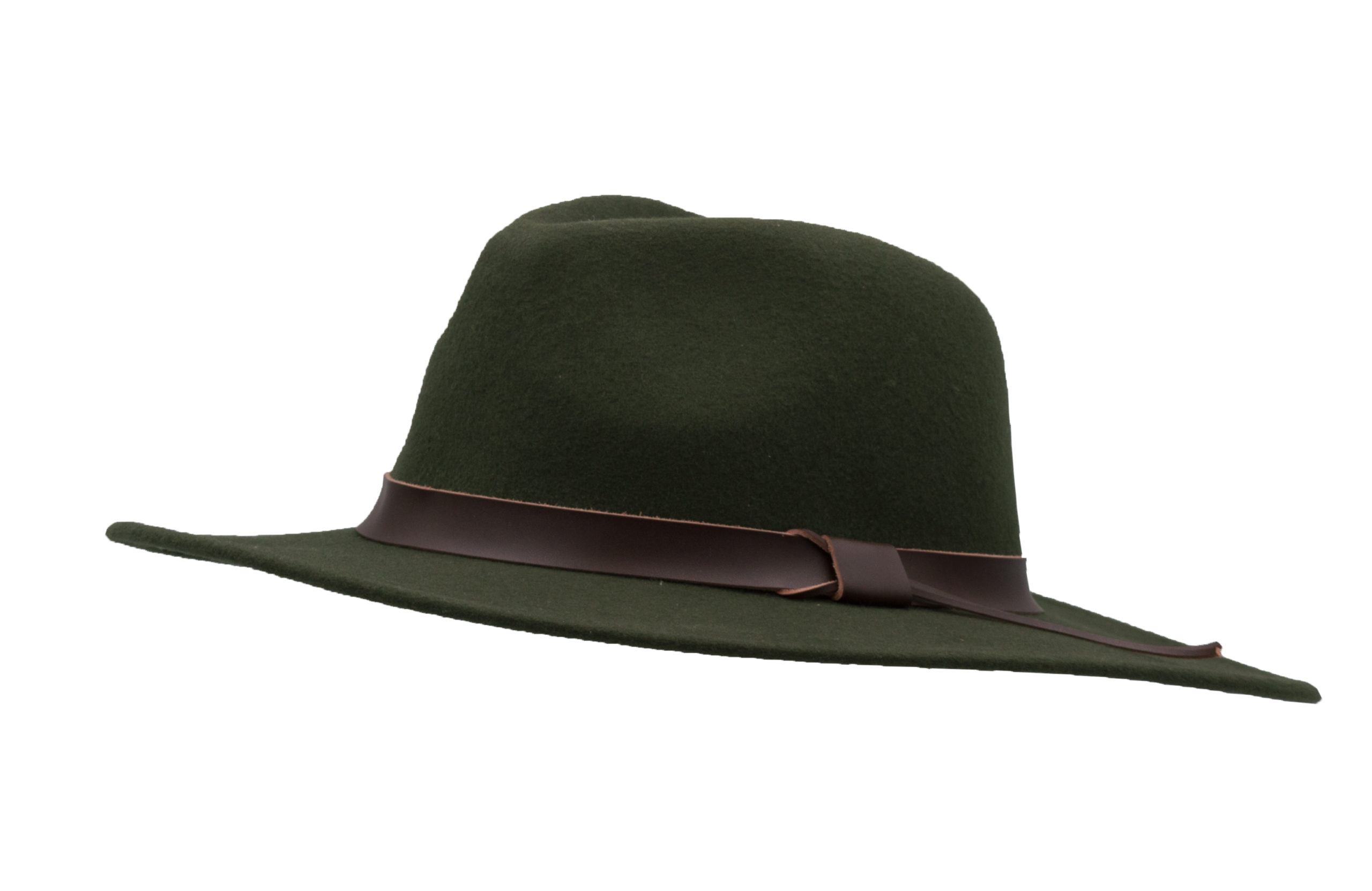 Unisex Ranger Fedora Crushable Felt Hat 