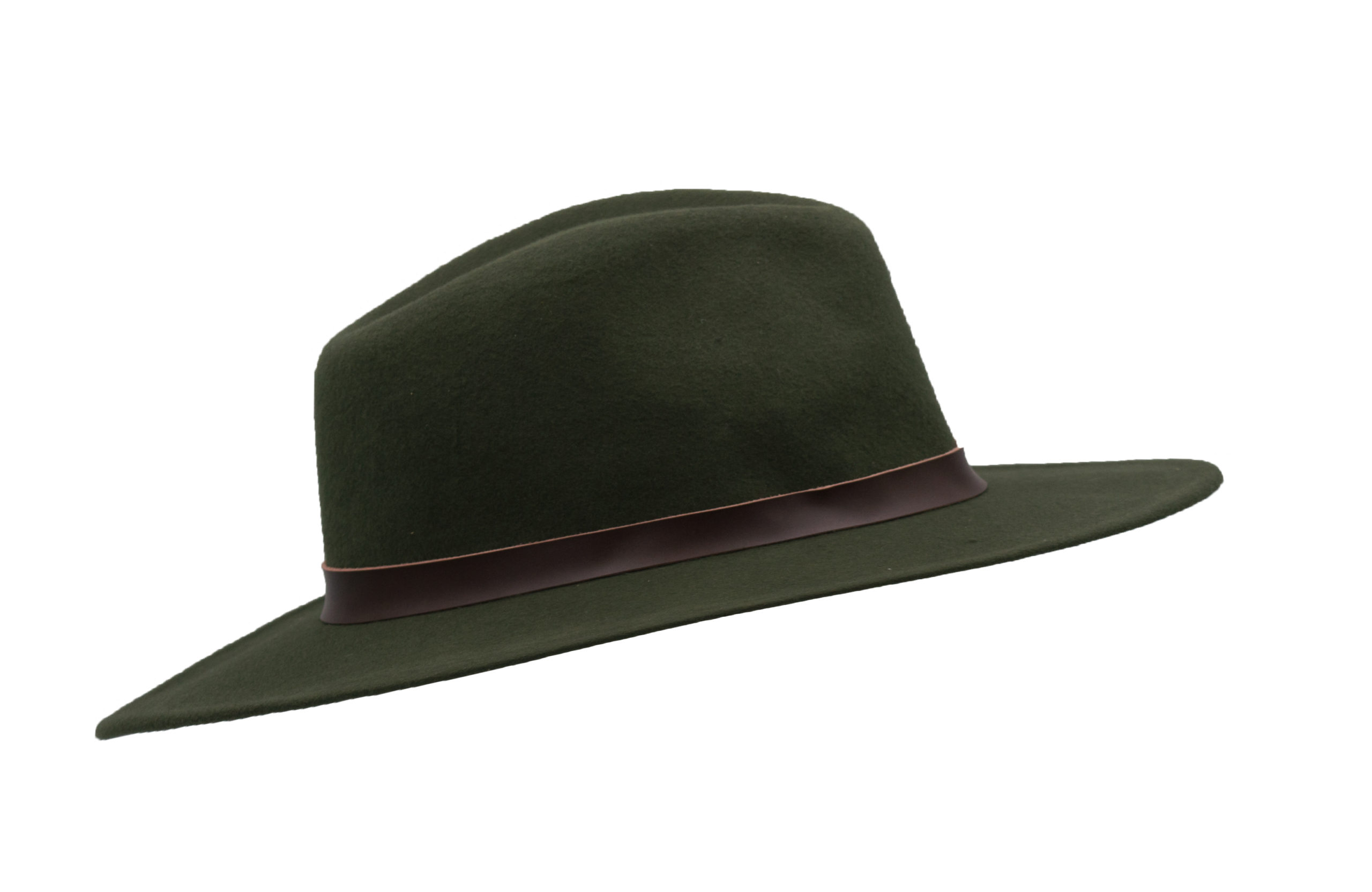 Unisex Ranger Fedora Crushable Felt Hat 