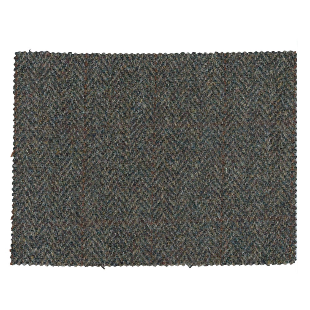 harris tweed fabric swatch charcoal