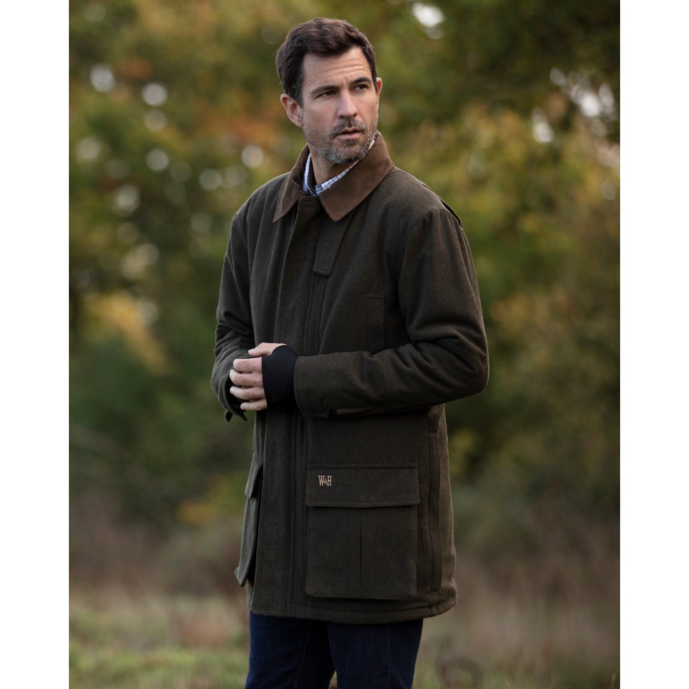 mens wool ac shooting jacket