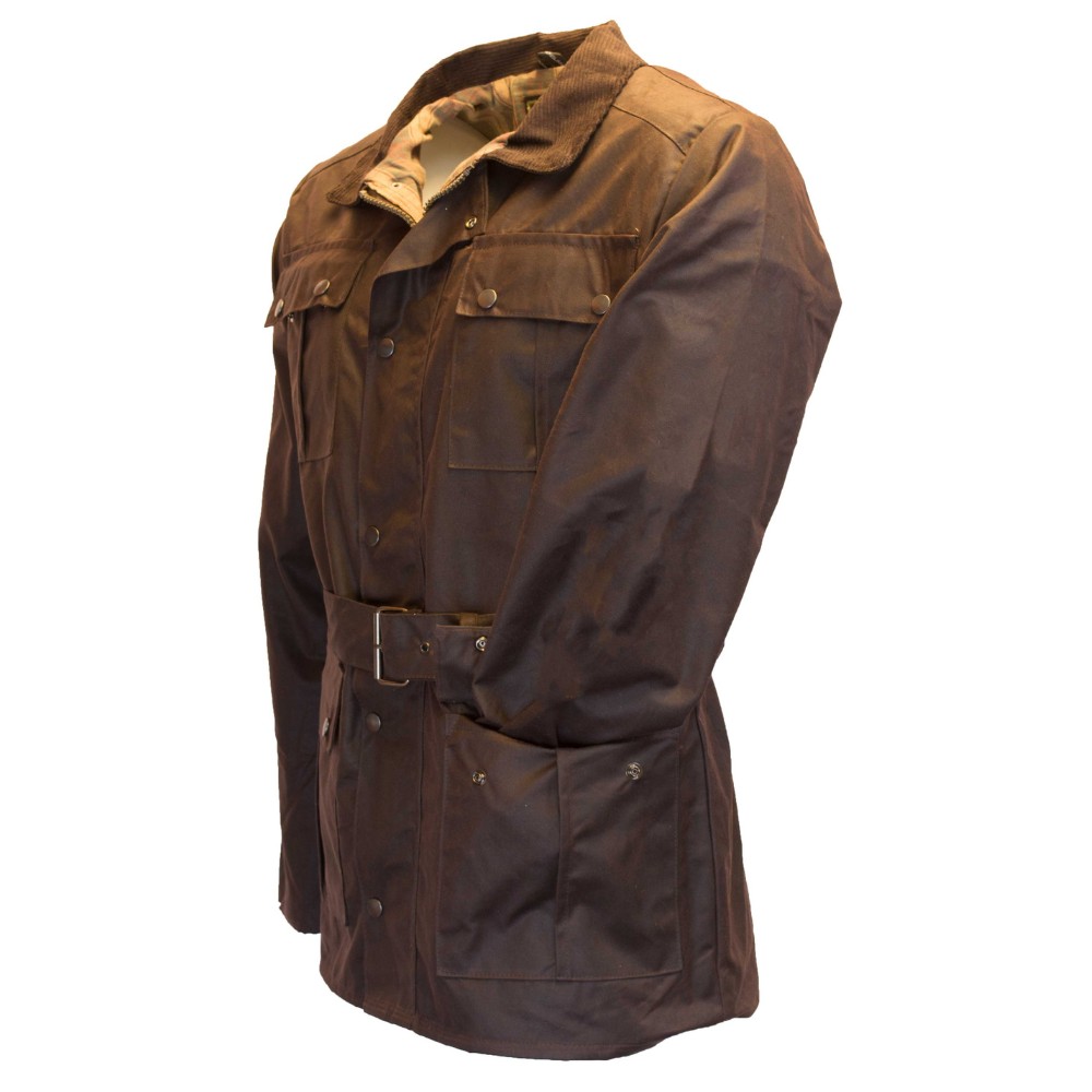 Men's Wax Grafton Motorcycle Jacket | Walker & Hawkes